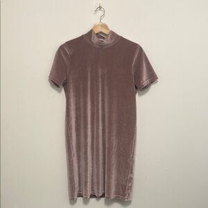 Madewell Velvet Mockneck Dress